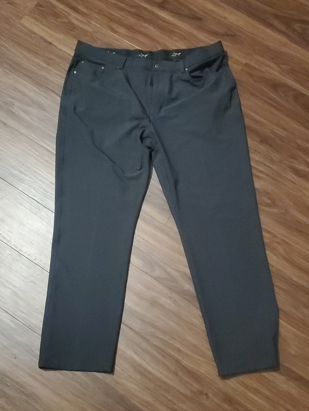 Greg Norman Collection Black Men's Dress Pants - Flat Front